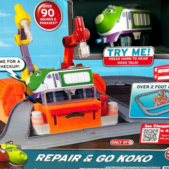 Chuggington Interactive Railway Repair & Go KoKo Train Target Exclusive RARE HTF - Picture 4 of 10
